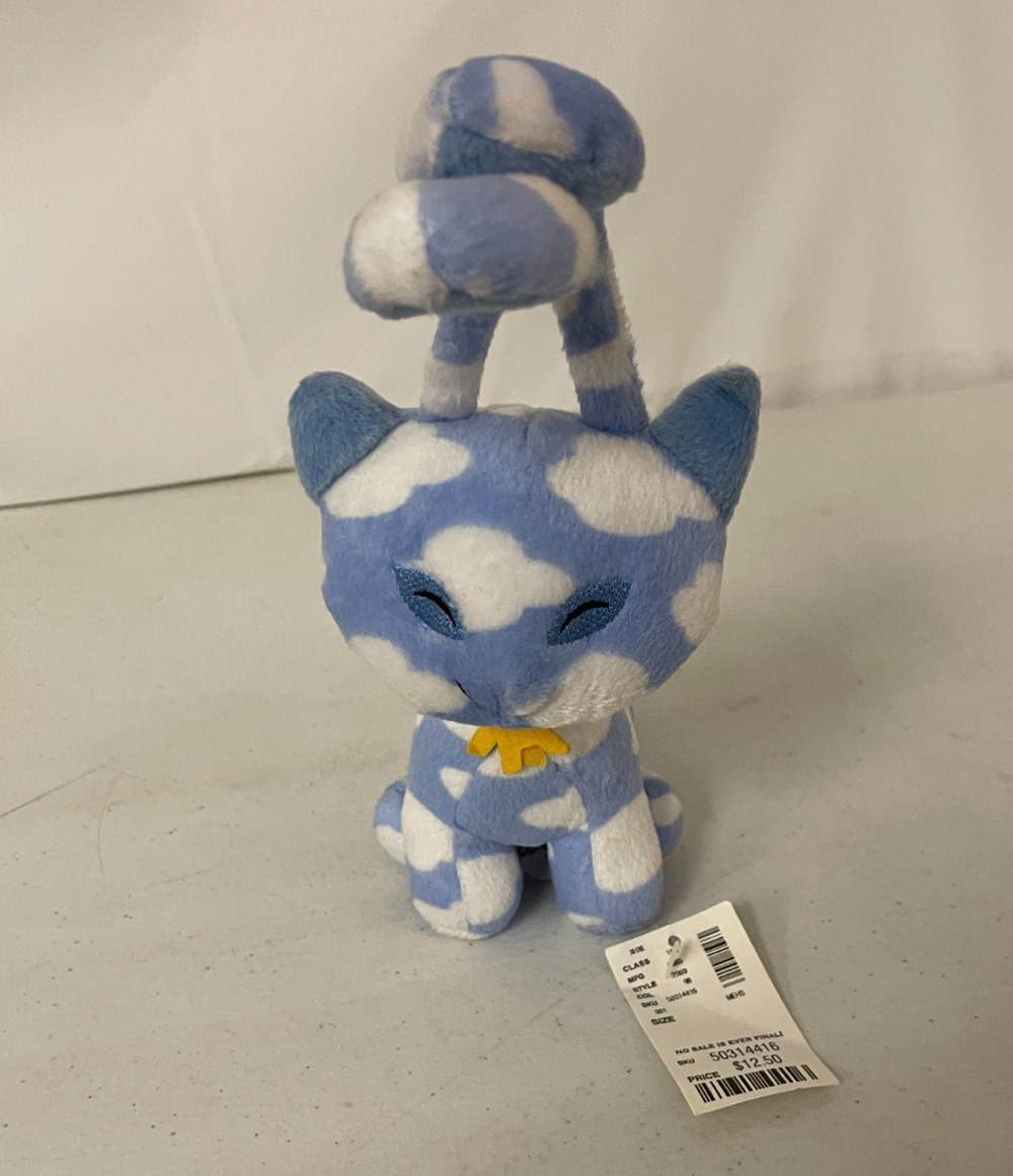 Snap Toys 2002 Neopets Rare Blue Cat Plushie Cloud Aisha Plush Plush Toy NEW